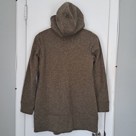 Merrell Delilah Fleece Hooded Sweater/Jacket Long Sleeve Small Olive Green - Picture 2 of 9